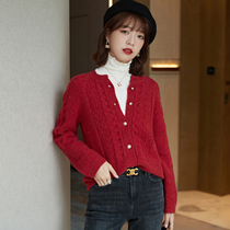 100% Beautiful Nowool More glutinous and softer 2022 Spring new temperament 100 hitch knit cardio-hoodie