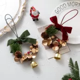 Реалистичная рождественская подвеска, декор, колокольчик