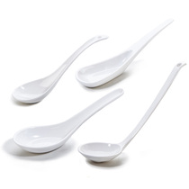 Dense Amines White Cutlery Restaurant Restaurant Commercial Plastic Soup Spoon Spoon Spoon Spoon Restaurant Imitation Porcelain Spoon Small Spoon