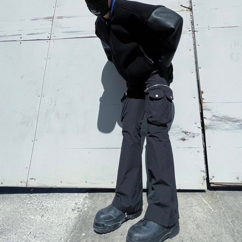 FFFPOSTALSERVICE niche vibe wind slightly la multi-pocket cargo pants Cargo Pants bullet pants
