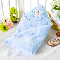 Baby huddled newborn bag spring and autumn newborn baby swaddling towel small quilt summer air conditioning baby supplies