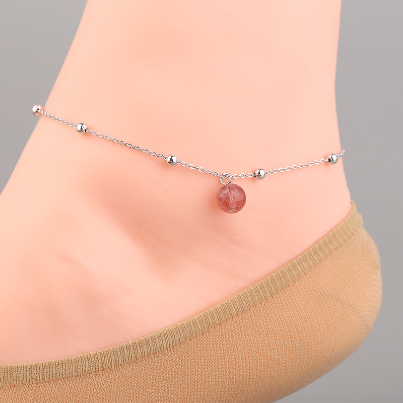Chaine de cheville Femme en Argenterie - Ref 3101755 Image 1