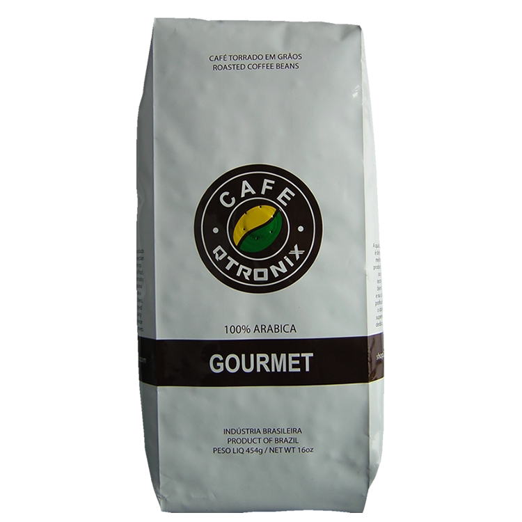 Brazil Imported Qtronix Coffee Beans, 100% Arabica, Strong Aroma, Mellow Taste, Low Acidity, Latte