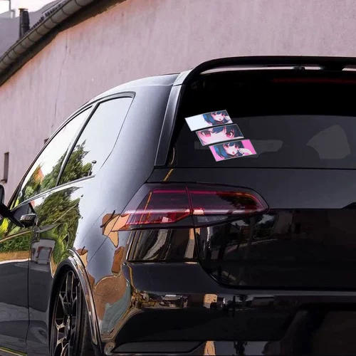 Оригинальная японская наклейка, светоотражающий электромобиль