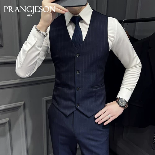 Brother, весенний демисезонный пиджак классического кроя, жилет, комплект