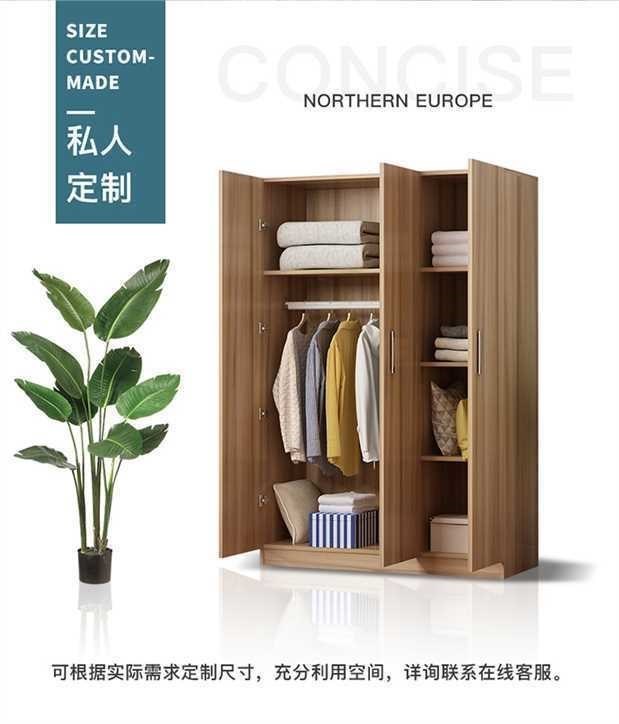 2018 mới góc chống ẩm tủ phòng căn hộ đơn căn hộ nhỏ nội thất tủ quần áo kinh tế cloakroom tiền sảnh - Buồng tủ âm tường phòng ngủ