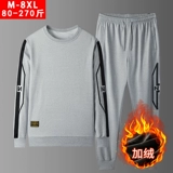 Демисезонный утепленный спортивный костюм для пожилых людей, удерживающий тепло комплект для отдыха, для среднего возраста, большой размер