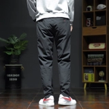 Мужские зимние утепленные модные бархатные штаны с пухом, большой размер, 2021 года, утиный пух