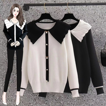 2021 pregnant women Winter new reduced age Conspiculy Blouse Big Code Beating Bottom 100 Hitch New Sweater Jacket Winter Clothing