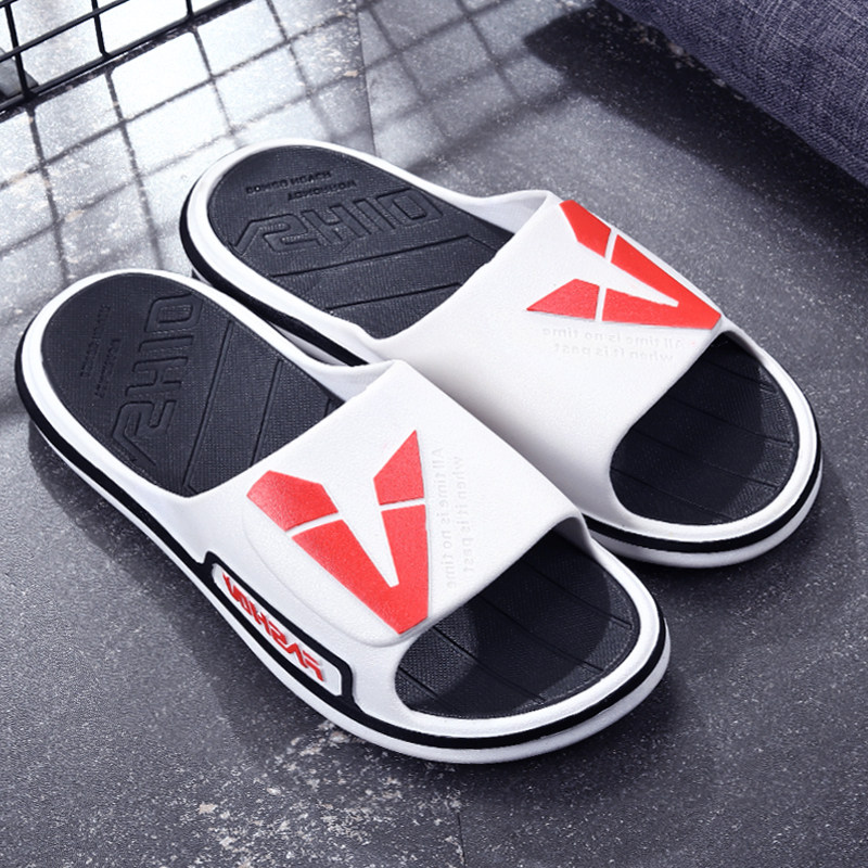 Slippers Men Ins Tide Outwear Sports Advanced Sensation Summer High End Interior Home Bath Silent Men Cool Slippers