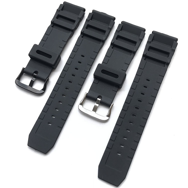 Für Casio Swordfish MDV-106 107 MTP-VD01 Gummi-Uhrenarmband 22 mm wasserdichtes, schweißfestes Silikon-Uhrenzubehör für Herren – Detail 6