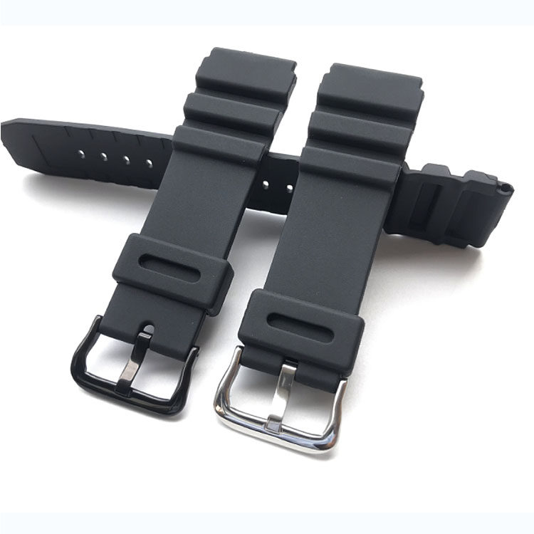 Für Casio Swordfish MDV-106 107 MTP-VD01 Gummi-Uhrenarmband 22 mm wasserdichtes, schweißfestes Silikon-Uhrenzubehör für Herren – Detail 7