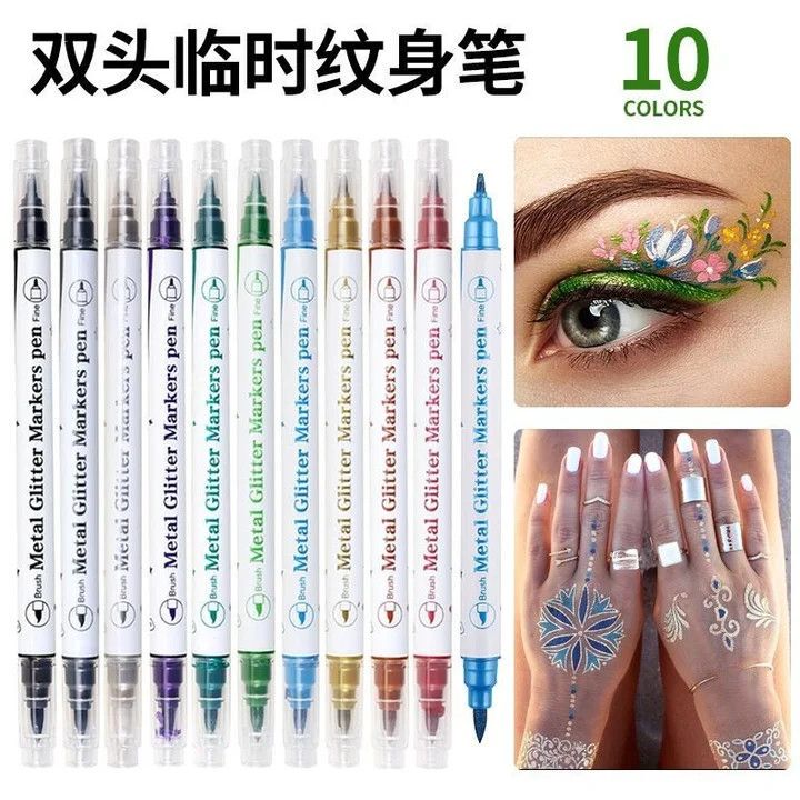 Tattoo Pen, Painless Temporary Tattoo Pen, Body Painting Non-Toxic Special Pen, Body Tattoo Graffiti Creative Hand-Painted Pen Tattoo Pen, Painless Temporary Tattoo Pen, Body Painting Non-Toxic Special Pen, Body Tattoo Graffiti Creative Hand-Painted Pen