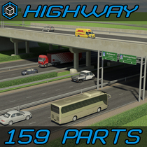 Turbosquid 3D Road Elements Pack