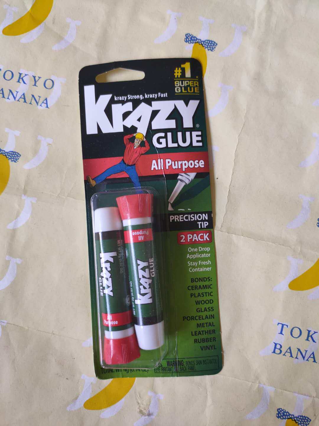 Spot Krazy Glue Universal Glue Ceramic and Sole Wood Metal Leather Universal Glue