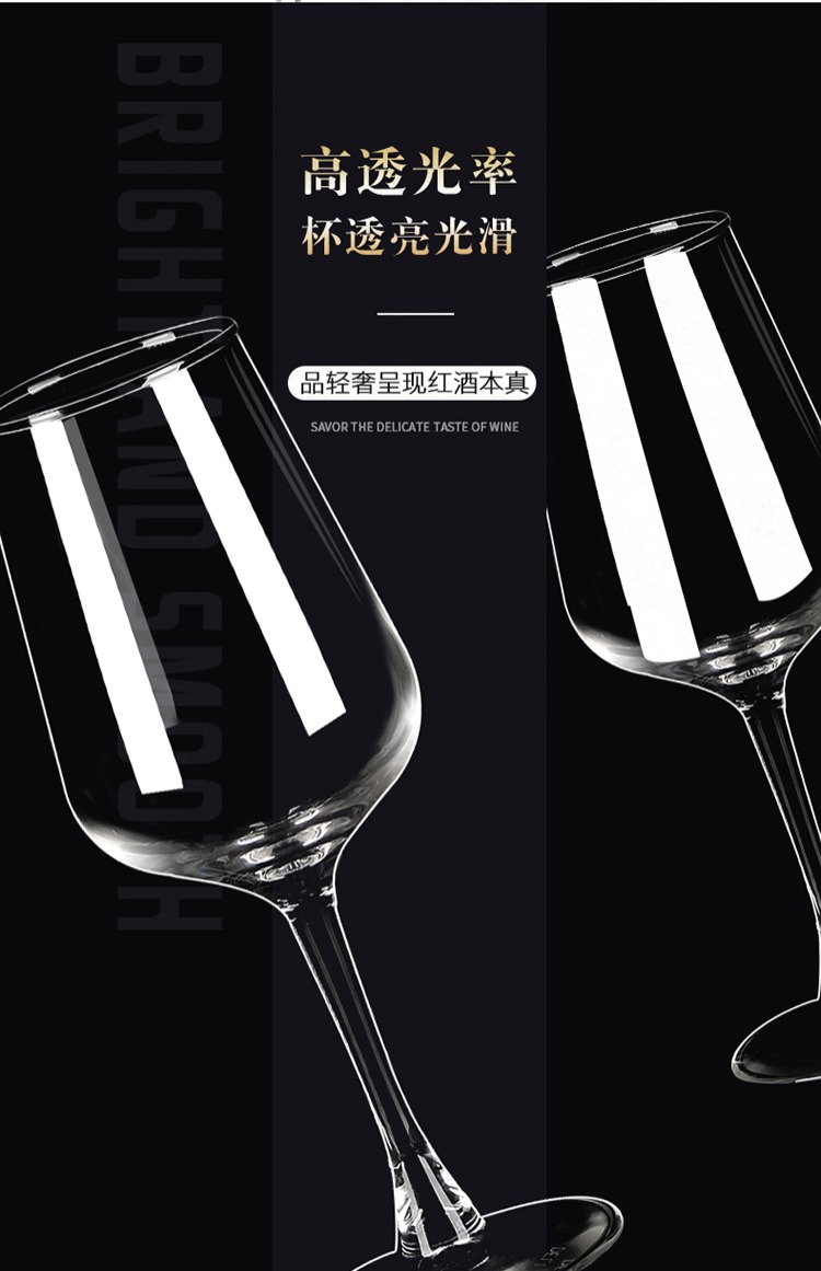 Bộ ly rượu vang đỏ Châu Âu decanter hộ gia đình 6 Gói lộn ngược cốc giữ ly rượu vang ly thủy tinh bình đựng rượu vang