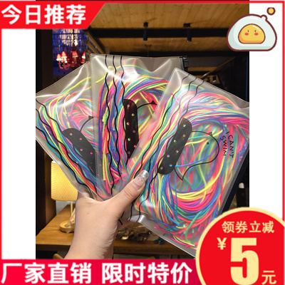 Choreography Colored Rope Dirty Braids Girl Colored Zal Hair Rope Braid Children Colored with female head Accessories Dirty Dirty Hair