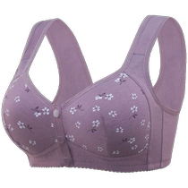 Middle-aged and elderly womens underwear mom bra womens large size summer thin sports comfortable no-wire vest-style bra