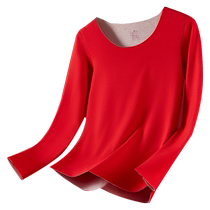 Zodiac year thermal underwear womens autumn and winter mens red autumn clothes autumn trousers suit mens German cashmere silk plus velvet