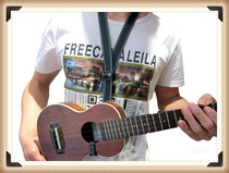 Ukeri Ligree hanging neck braces Yukrieri braces grey black Yukrirukulele tape