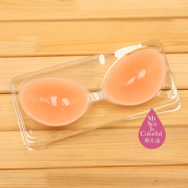 Dán sữa vô hình thoáng khí silicone dán ngực áo ngực chống ánh sáng đồ lót nữ có thể tháo rời trong suốt dây đeo vai dán ngực