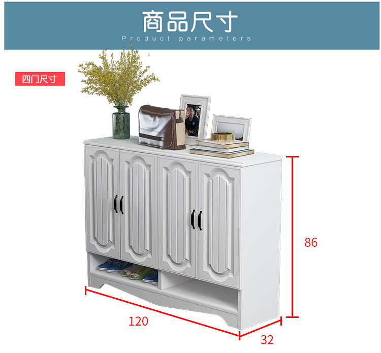 tiết kiệm không gian giày đơn giản và hiện đại nhà sống ban công phòng lưu trữ tủ lưu trữ bằng gỗ hộ công suất lớn Lối Nội - Buồng tủ quần áo nhỏ