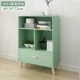 Tủ sách hiện đại đơn giản Bắc Âu Đơn giản màu xanh lá cây kết hợp miễn phí tủ sách sàn tủ sách Sinh viên khóa sáng tạo - Kệ kệ sắt để chậu hoa
