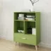 Tủ sách hiện đại đơn giản Bắc Âu Đơn giản màu xanh lá cây kết hợp miễn phí tủ sách sàn tủ sách Sinh viên khóa sáng tạo - Kệ kệ sắt để chậu hoa Kệ