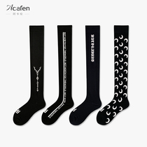 Black Pressure Lean Over Knee long cylinder Sox Children high cylinder Thigh Socks-Chaoges Jk Sox Korean Edition College Sox