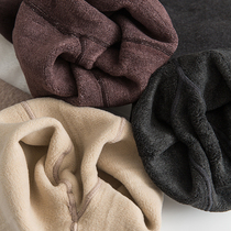 Giant warm pantyhose women fall winter 1800D padded plus velvet heat storage slimming sheep tire velvet foot black base socks