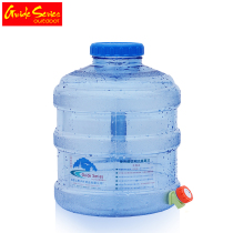 Outdoor pure bucket with faucet PC food grade plastic mineral water bucket Car household portable water storage tank