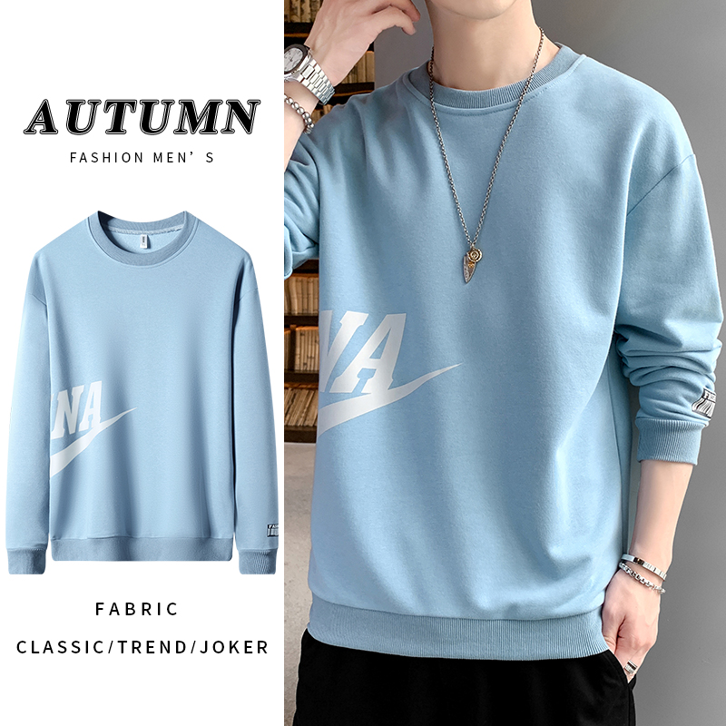 VE5211 sweater men's fall thin Korean version of the trend students 2020 new fall men lovers long sleeve T-shirts