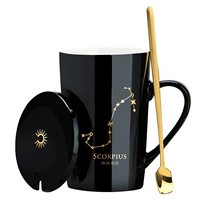 Черный золотой-Скурпио (отправьте чашку ложку)