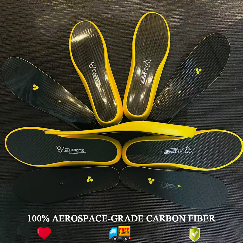 Brand New Aj Rebound-Enhancing Full-Length Carbon Plate Anti-Torsion and Anti-Sprain Running Basketball Shock-Absorbing Sports Carbon Fiber Insole