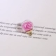 Rose Red Glass Bare Bell Ring