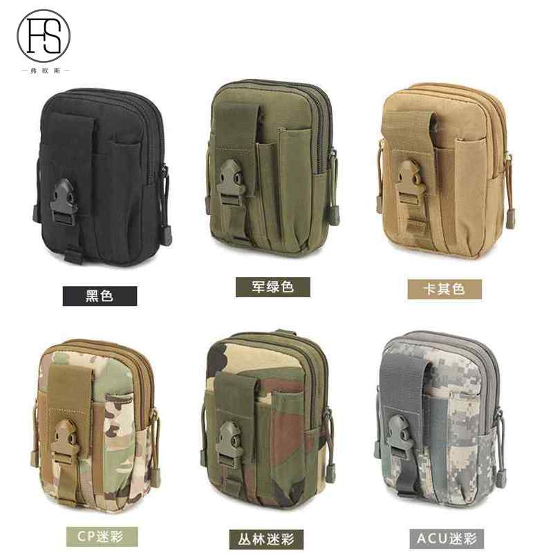 Outdoor sports tactical waist bag men 5 5 6 inch waterproof military fan small waist bag tactical equipment running accessory bag