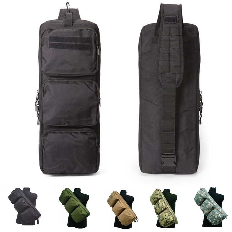 MP5 inclined shoulder bag multifunction fishing bag camouflated double shoulder tactical shoulder bag CS field tactical climbing bag