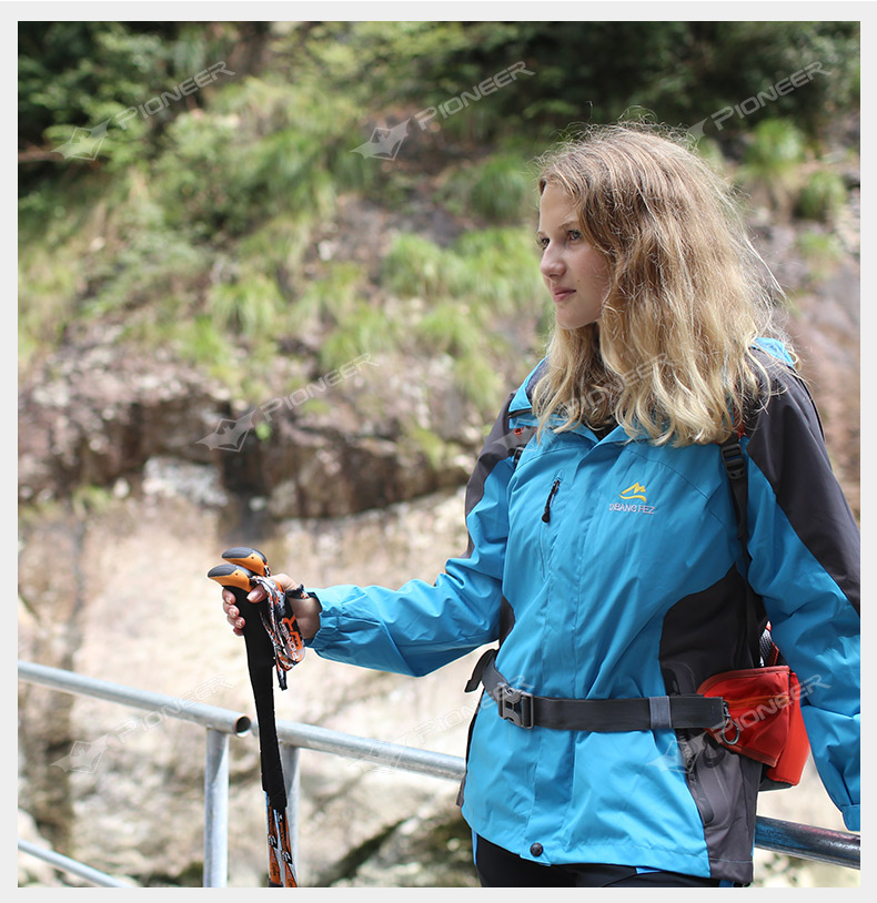 Trailblazer trekking cực 2016 carbon carbon fiber siêu nhẹ mía nạng telescopic khóa trekking ba lan đi bộ dính gậy ba chân để điện thoại