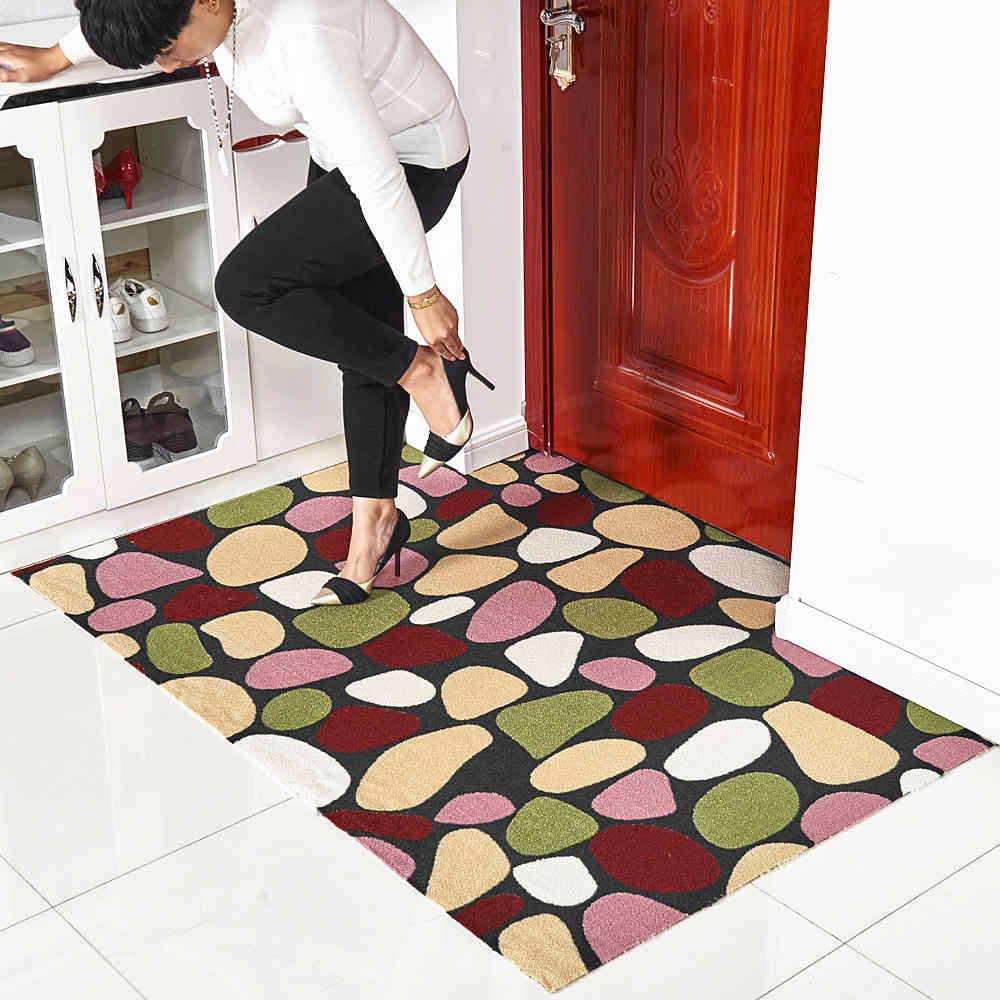 Cửa ra vào mat cửa mat cửa ra vào thảm cửa có thể được cắt nhà thấm thảm gai nhựa