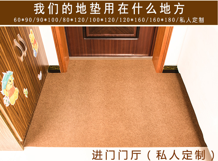 Nhập thảm vào cửa mat cửa ra vào mat cửa hội trường phòng khách thảm chống trượt thảm tùy chỉnh nhà hấp thụ nước thảm trải phòng khách