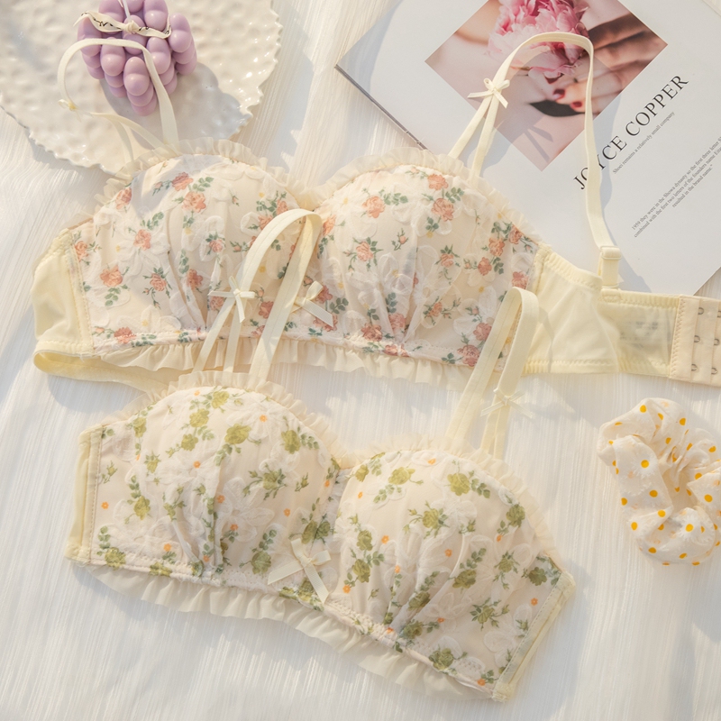 French-Style Japanese Underwear for Women, Strapless, Non-Slip, for Young Girls, Pure and Desirable, Adjustable, for Flat Chest, Small Chest, Push-Up Bra, Makes the Chest Look Bigger