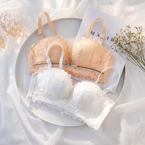 Strapless invisible underwear women's pure push-up anti-slip anti-slip breast milk anti-slip thin breast bra