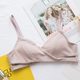 Bra set tam giác cup ngực lớn phụ nữ đồ lót nhỏ mà không thép nhẫn tụ tập trên mỏng mô hình sinh viên cô gái áo ngực nhỏ