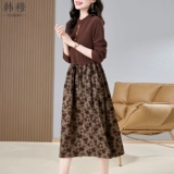 Лонгслив, весенний приталенный модный корсет, юбка, в западном стиле