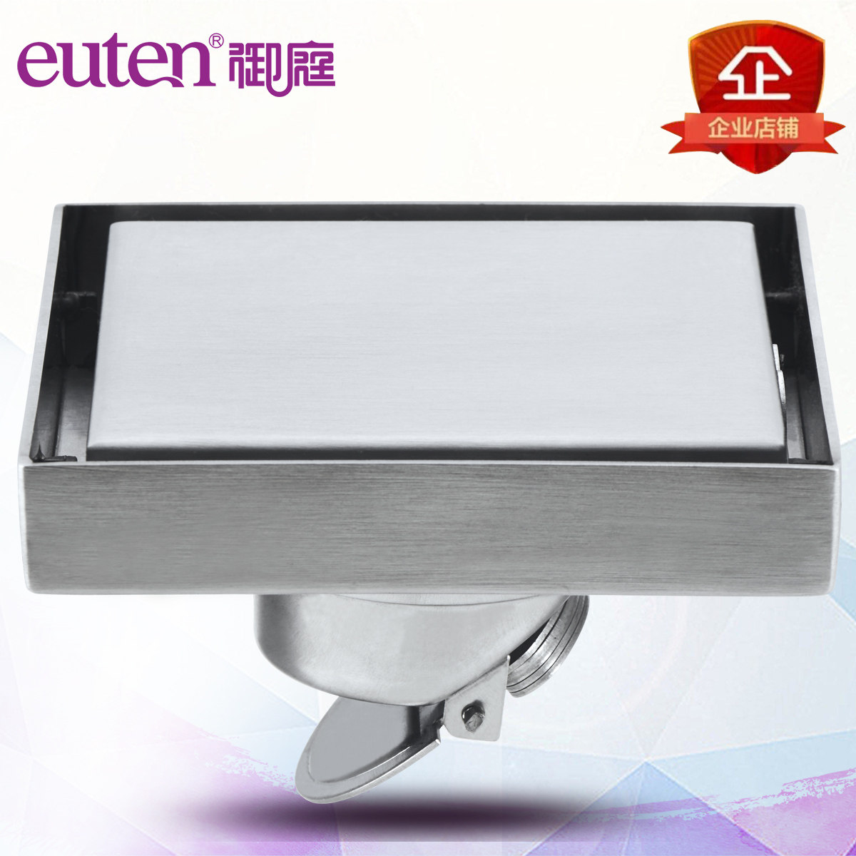 Stainless steel stealth leakage large flow shower room anti - odor thickness stainless steel tile floor leakage 110 pipe general purpose