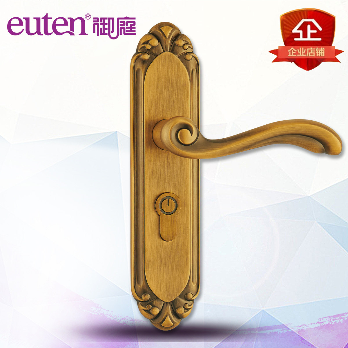 Eurostyle minimalist antique indoor room door lock mute door lock double tongue home handle lock solid wood door universal door lock
