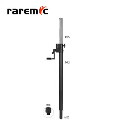 Speaker bracket speakerstand floor standing frame strut subwoofer double speaker strut hand crank all metal bracket