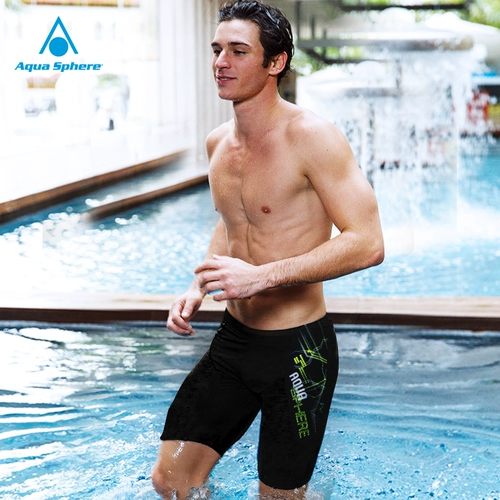 Профессиональные гоночные гонки Aquasphere Properian Racing Shrunks Мужские пять штанов Анти -эмбаррассии и коленного купальника Мужчина по профессиональному обучению