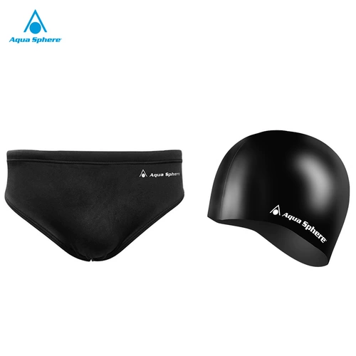 Комфортные штаны, быстросохнущая эластичная ткань для тренировок, силиконовая плавательная шапочка для плавания, комплект