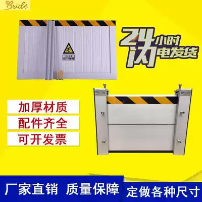 Aluminum alloy flood control flood control water retaining plate flood gate stainless steel flood control baffle underground garage wall waterproof rat baffle